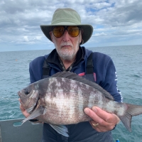 11 A 3lb bream caught by Alan Bucher on Colin Bakers boat Sally Ann Jo from Weymouth