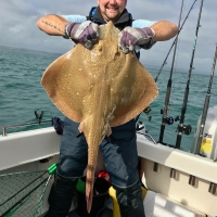 7. A blonde ray of 16lb for Craig Smith caught on The Skerries on his boat Dream On