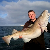 8. Jack Laidler was out on his first ever boat trip, onboard Katfish Charters boat Manta Ray from Lymington, when he bagged his first ever cod, a cracking monster of 34lb. He was fishing the famous Needles