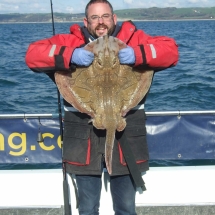 Paul Price 14Ib 8oz Blonde ray on Flamer IV from Weymouth